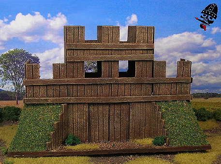 15mm Wooden Palisade DBA camp