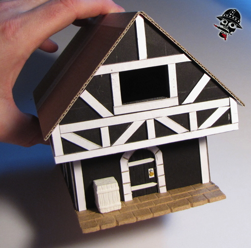 Generic Medieval Building from Scratch built by Neldoreth painted by Neldoreth - An Hour of Wolves & Shattered Shields