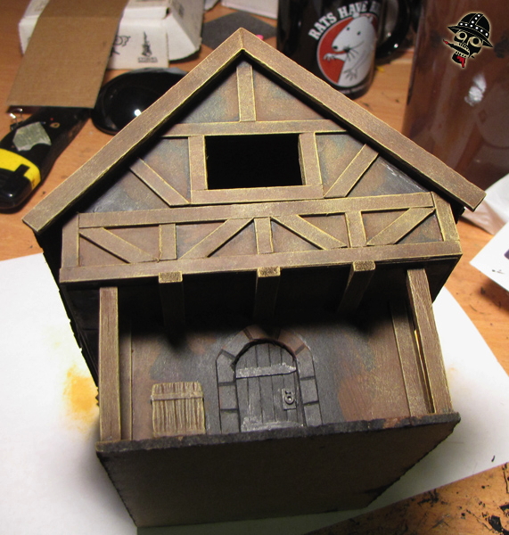 Generic Medieval Building from Scratch built by Neldoreth painted by Neldoreth - An Hour of Wolves & Shattered Shields