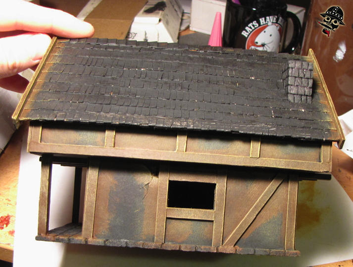 Generic Medieval Building from Scratch built by Neldoreth painted by Neldoreth - An Hour of Wolves & Shattered Shields