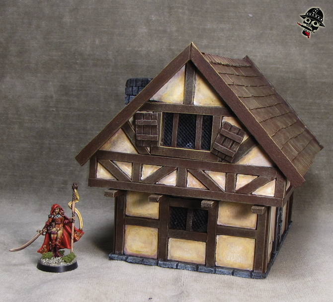 Medieval haunted halloween house from Scratch built by Neldoreth painted by Neldoreth - An Hour of Wolves & Shattered Shields