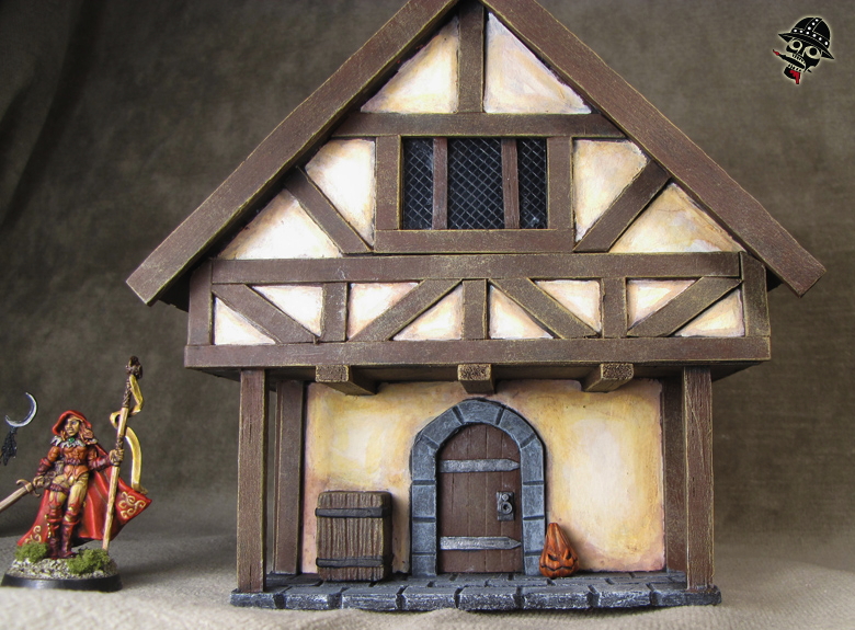 Generic Medieval Building from Scratch built by Neldoreth painted by Neldoreth - An Hour of Wolves & Shattered Shields