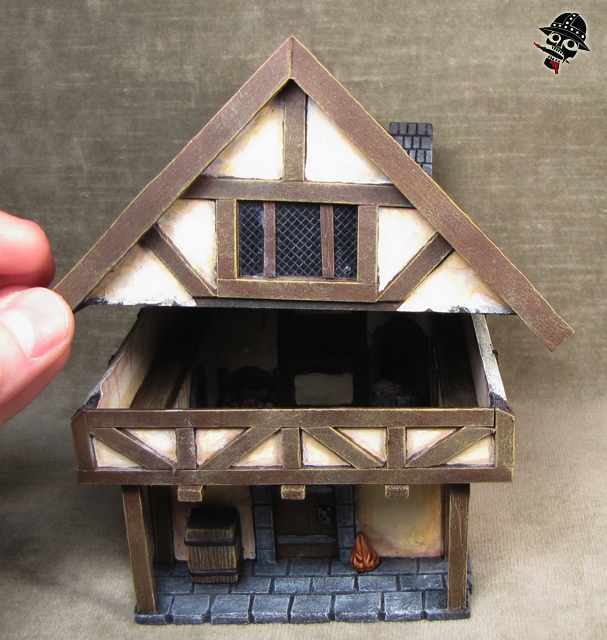 Generic Medieval Building from Scratch built by Neldoreth painted by Neldoreth - An Hour of Wolves & Shattered Shields