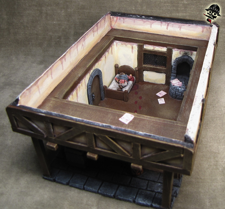 Generic Medieval Building from Scratch built by Neldoreth painted by Neldoreth - An Hour of Wolves & Shattered Shields
