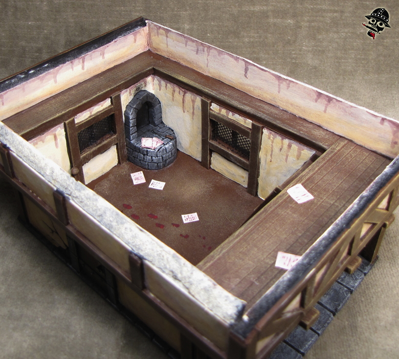 Generic Medieval Building from Scratch built by Neldoreth painted by Neldoreth - An Hour of Wolves & Shattered Shields