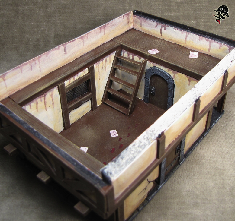 Generic Medieval Building from Scratch built by Neldoreth painted by Neldoreth - An Hour of Wolves & Shattered Shields