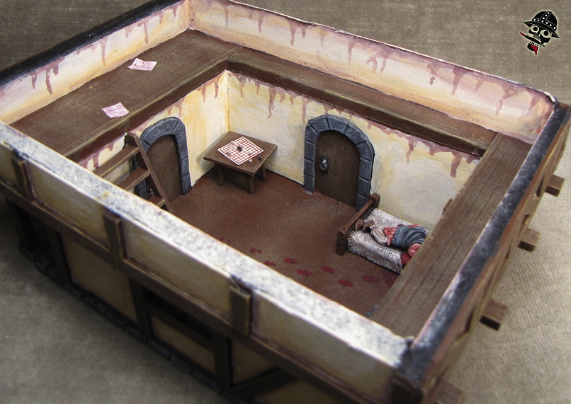 Generic Medieval Building from Scratch built by Neldoreth painted by Neldoreth - An Hour of Wolves & Shattered Shields