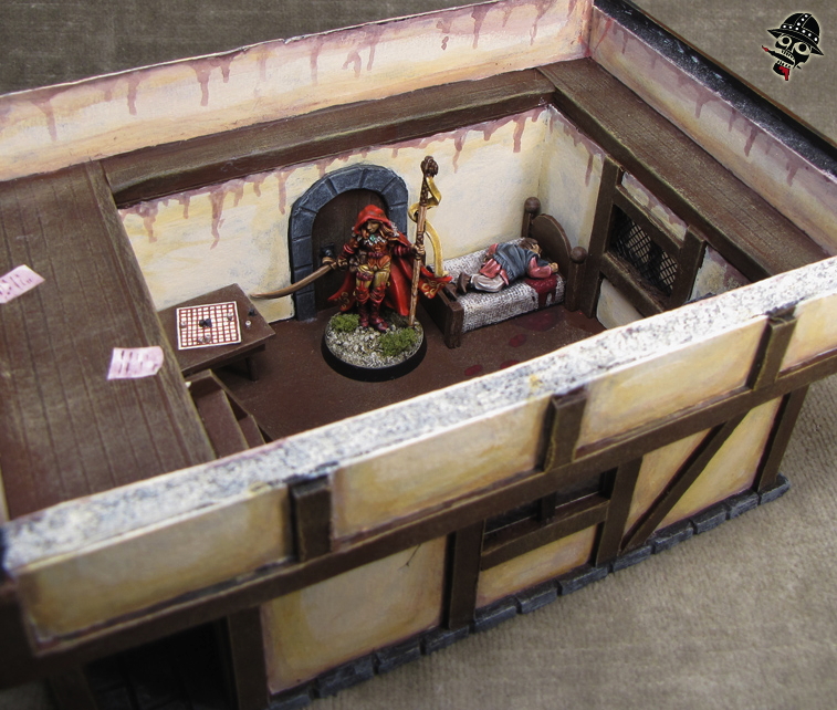 Generic Medieval Building from Scratch built by Neldoreth painted by Neldoreth - An Hour of Wolves & Shattered Shields