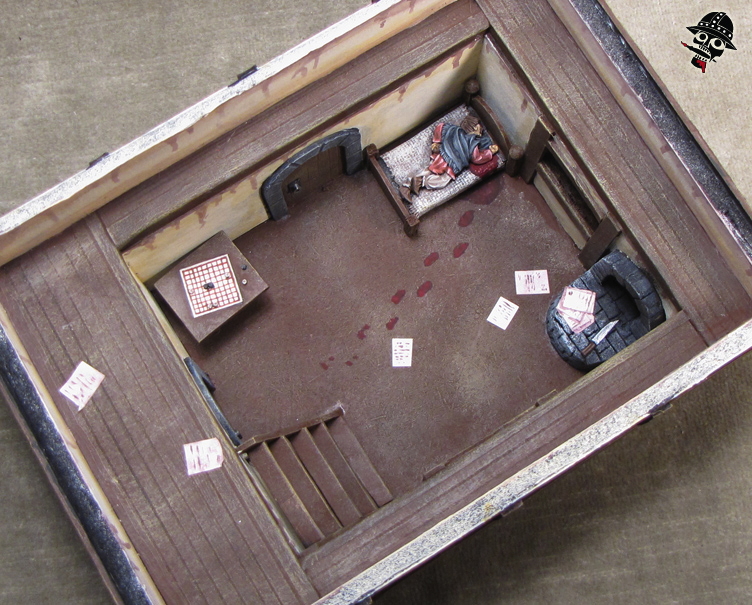 Generic Medieval Building from Scratch built by Neldoreth painted by Neldoreth - An Hour of Wolves & Shattered Shields