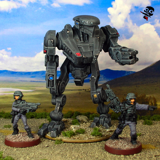 L-HAC Mech from Khurasan Miniatures painted by Neldoreth - An Hour of Wolves & Shattered Shields