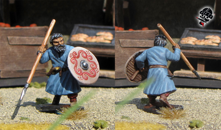 Al-Andalus Andalusian Infantry from Gripping Beast Plastic Arab and  painted by Neldoreth - An Hour of Wolves & Shattered Shields