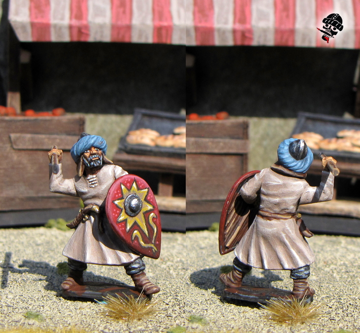 Al-Andalus Andalusian Infantry from Gripping Beast Plastic Arab and  painted by Neldoreth - An Hour of Wolves & Shattered Shields