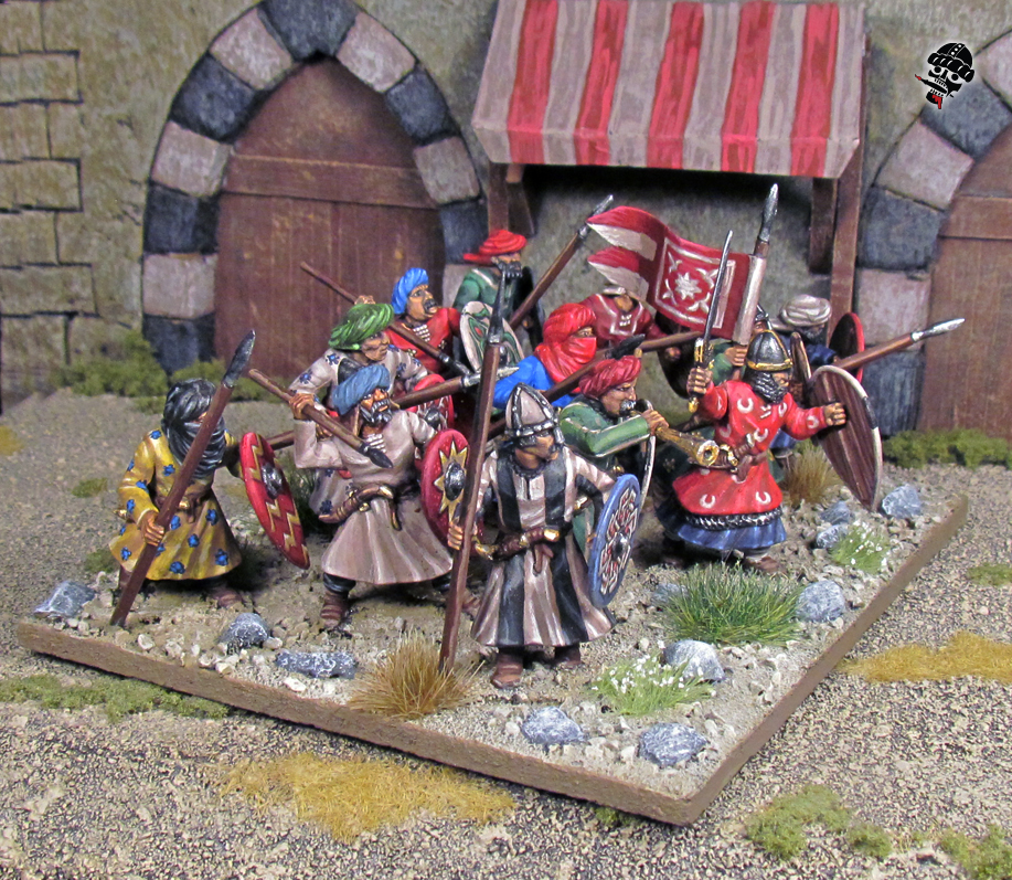 Al-Andalus Andalusian Infantry from Gripping Beast Plastic Arab and  painted by Neldoreth - An Hour of Wolves & Shattered Shields