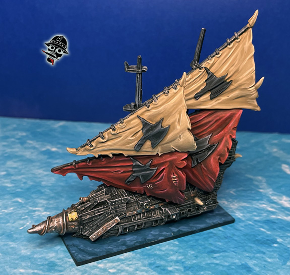 Armada Orc Blood Runner from Mantic Games painted by Neldoreth - An Hour of Wolves & Shattered Shields