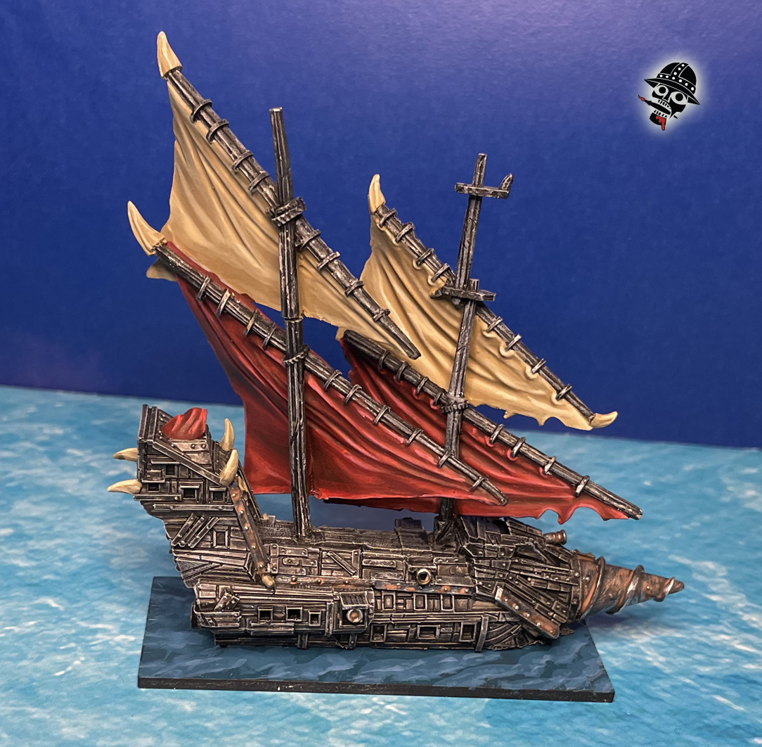 Armada Orc Blood Runner from Mantic Games painted by Neldoreth - An Hour of Wolves & Shattered Shields