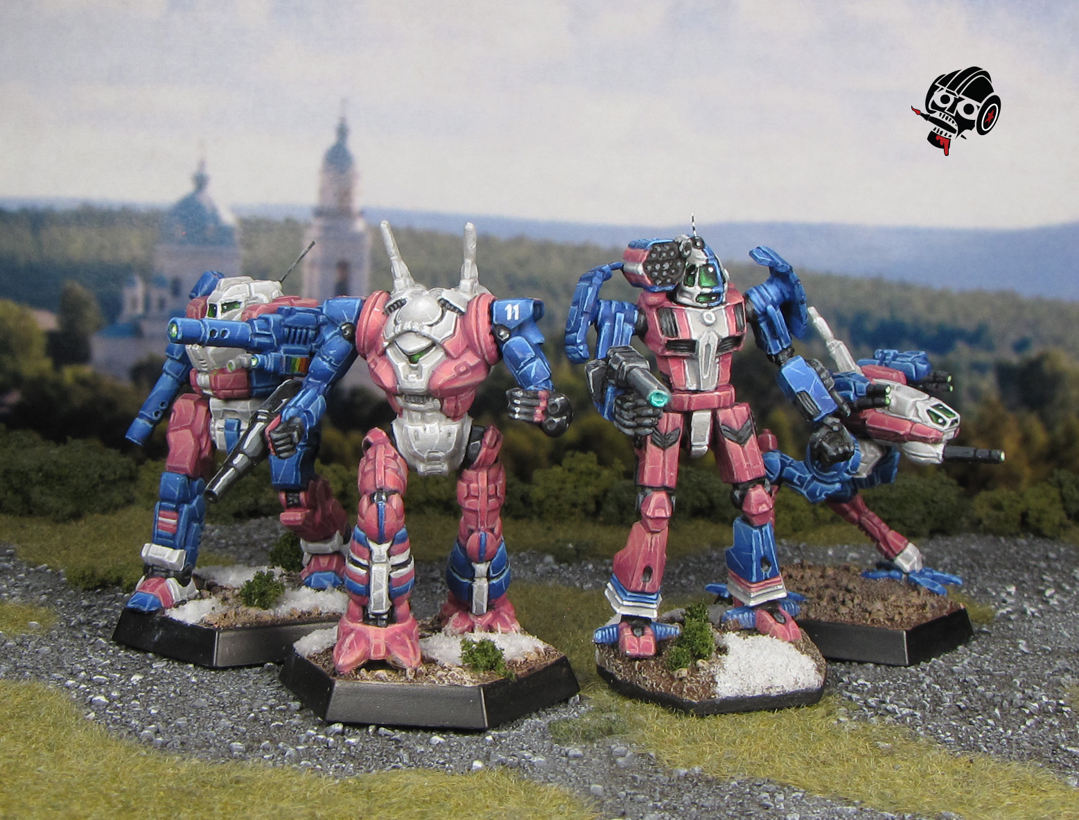 Battletech Lance Together: Griffin, Wraith, Locust, and Blackjack from Catalyst Games Lab painted by Neldoreth - An Hour of Wolves & Shattered Shields Battletech Lance Together: Griffin, Wraith, Locust, and Blackjack from Catalyst Games Lab painted by Neldoreth - An Hour of Wolves & Shattered Shields