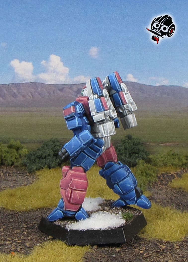 Battletech Phoenix Hawk in Transgender Allyship Colours from Alpha Strike from Catalyst Games Lab painted by Neldoreth - An Hour of Wolves & Shattered Shields Battletech Phoenix Hawk in Transgender Allyship Colours from Alpha Strike from Catalyst Games Lab painted by Neldoreth - An Hour of Wolves & Shattered Shields