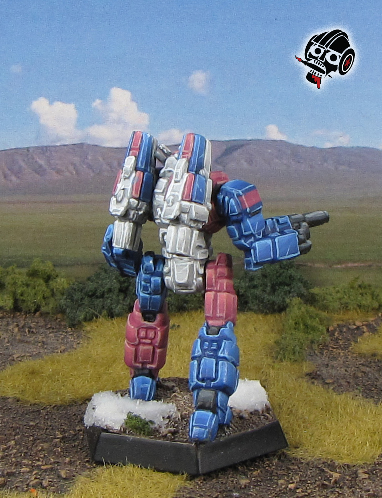 Battletech Phoenix Hawk in Transgender Allyship Colours from Alpha Strike from Catalyst Games Lab painted by Neldoreth - An Hour of Wolves & Shattered Shields Battletech Phoenix Hawk in Transgender Allyship Colours from Alpha Strike from Catalyst Games Lab painted by Neldoreth - An Hour of Wolves & Shattered Shields