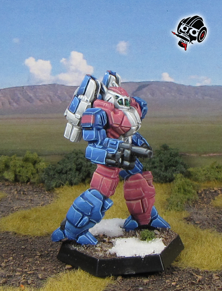 Battletech Phoenix Hawk in Transgender Allyship Colours from Alpha Strike from Catalyst Games Lab painted by Neldoreth - An Hour of Wolves & Shattered Shields Battletech Phoenix Hawk in Transgender Allyship Colours from Alpha Strike from Catalyst Games Lab painted by Neldoreth - An Hour of Wolves & Shattered Shields