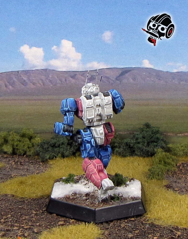 Battletech Wasp in Transgender Allyship Colours from Catalyst Games Lab painted by Neldoreth - An Hour of Wolves & Shattered Shields Battletech Wasp in Transgender Allyship Colours from Catalyst Games Lab painted by Neldoreth - An Hour of Wolves & Shattered Shields