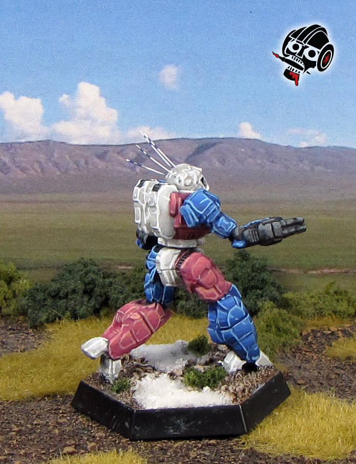 Battletech Wasp in Transgender Allyship Colours from Catalyst Games Lab painted by Neldoreth - An Hour of Wolves & Shattered Shields Battletech Wasp in Transgender Allyship Colours from Catalyst Games Lab painted by Neldoreth - An Hour of Wolves & Shattered Shields