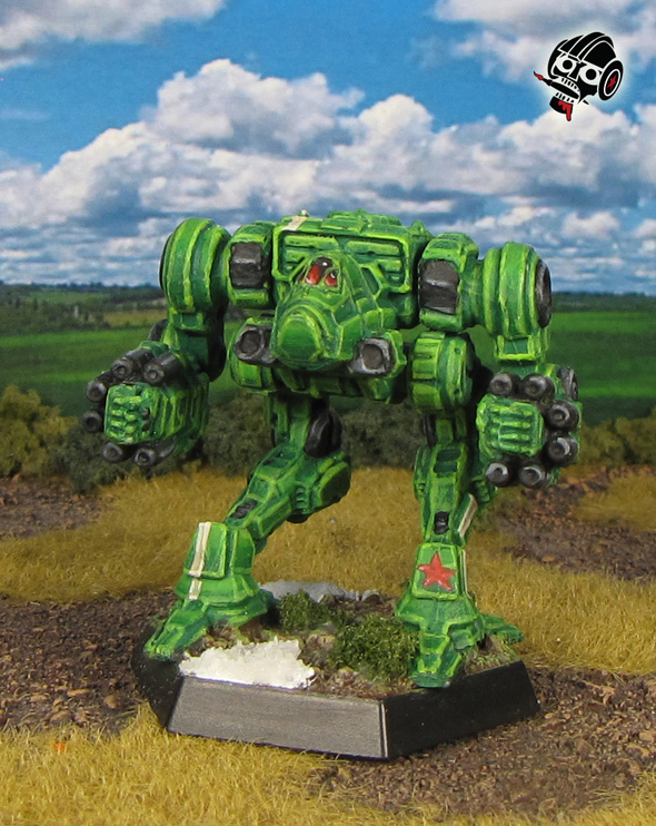 Battletech Alpha Strike Clan Battle Mechs from Catalyst Games Lab painted by Neldoreth - An Hour of Wolves & Shattered Shields