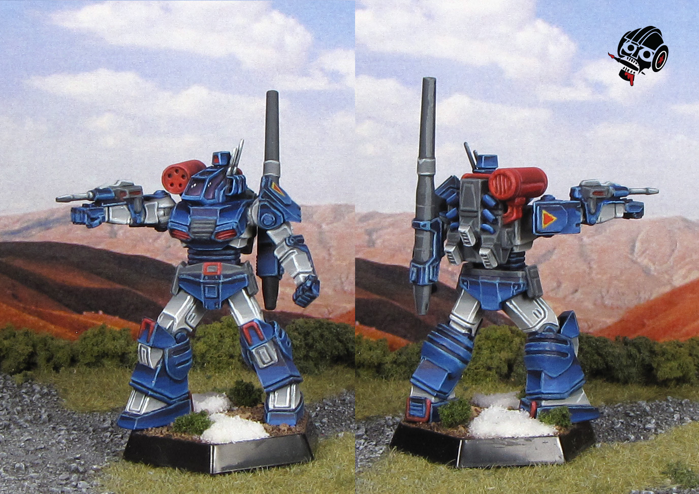 Battletech Shadowhawk Dougram from 3D Print painted by Neldoreth - An Hour of Wolves & Shattered Shields
