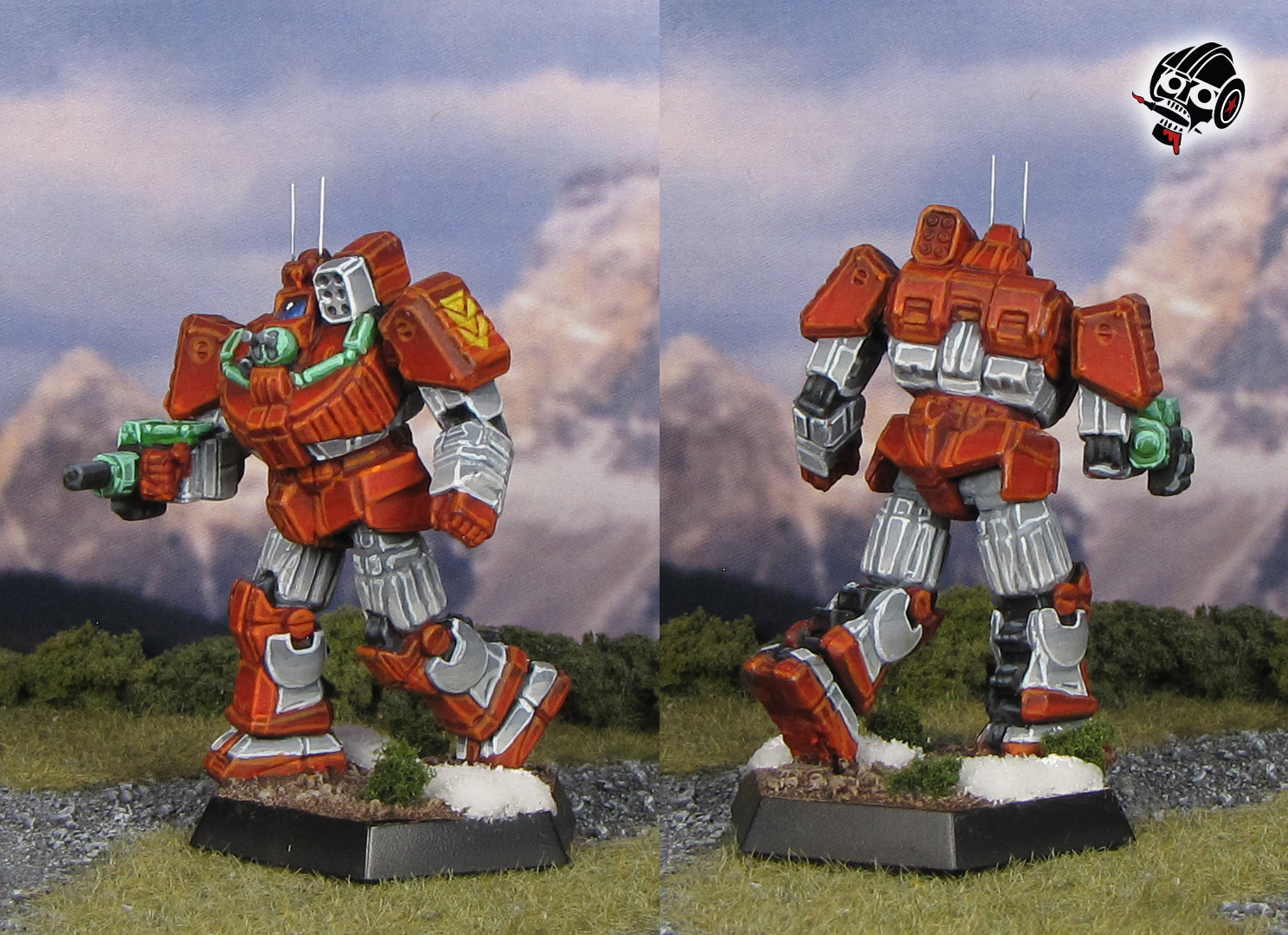 Battletech Wolverine Dougram Blockhead from Catalyst Game Labs painted by Neldoreth - An Hour of Wolves & Shattered Shields