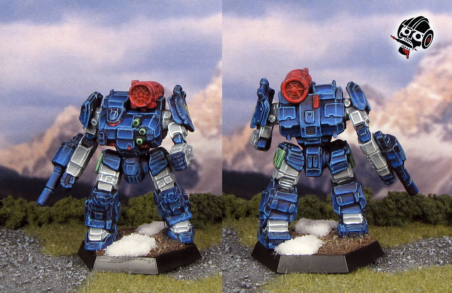 Battletech Thunderbolt Dougram Iron Foot Ironfoot from Catalyst Game Labs painted by Neldoreth - An Hour of Wolves & Shattered Shields