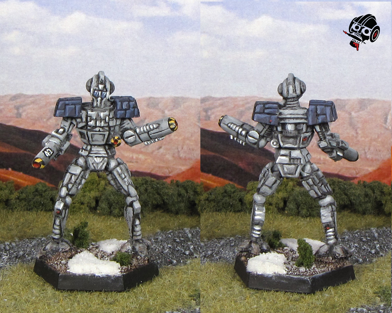 Battletech Mech Enforcer from Iron Wind Metals painted by Neldoreth - An Hour of Wolves & Shattered Shields