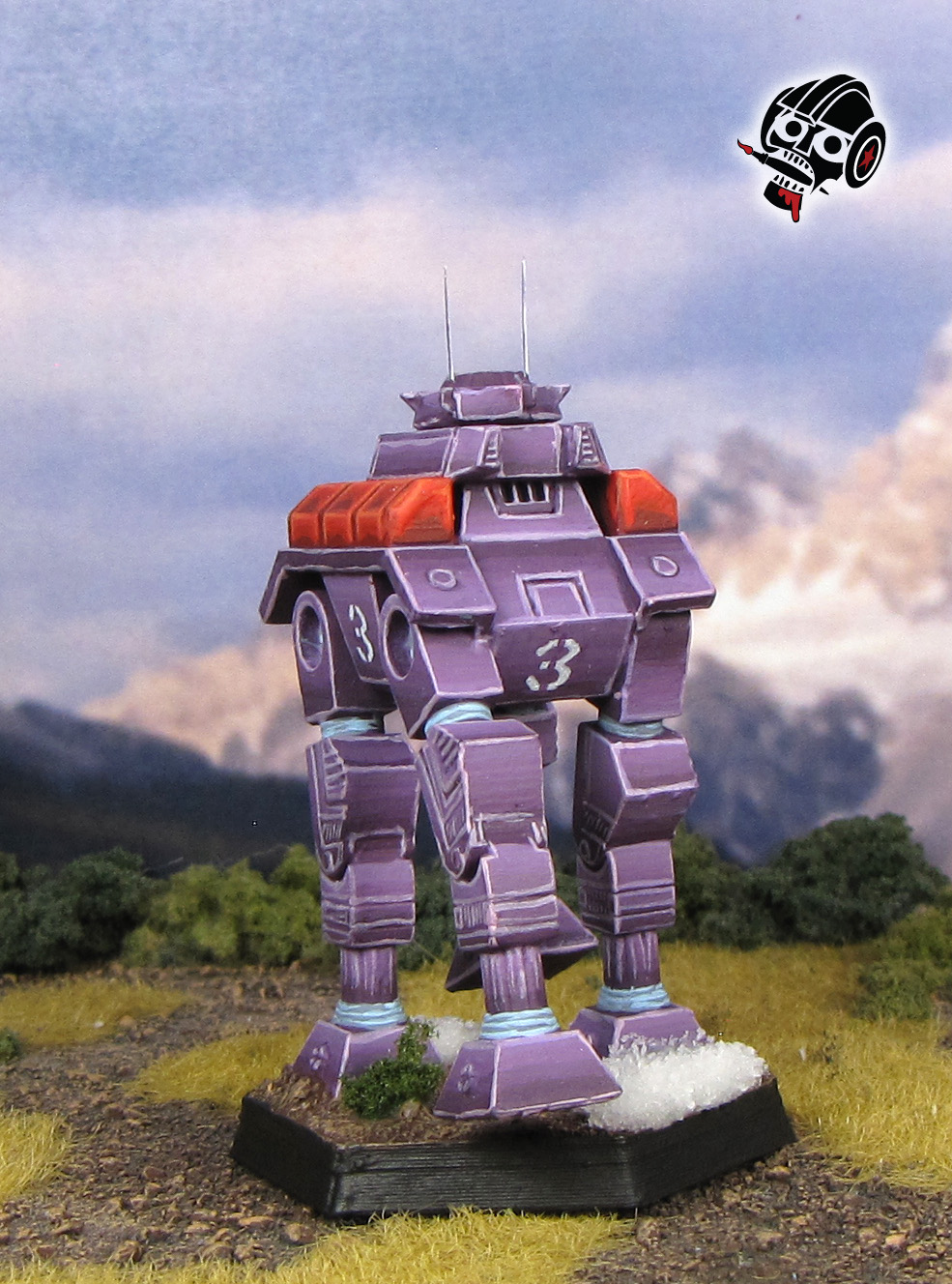 Battletech Unseen Goliath Crab Gunner Crabgunner Fang of the Sun Dougram  from 3D Printed painted by Neldoreth - An Hour of Wolves & Shattered Shields