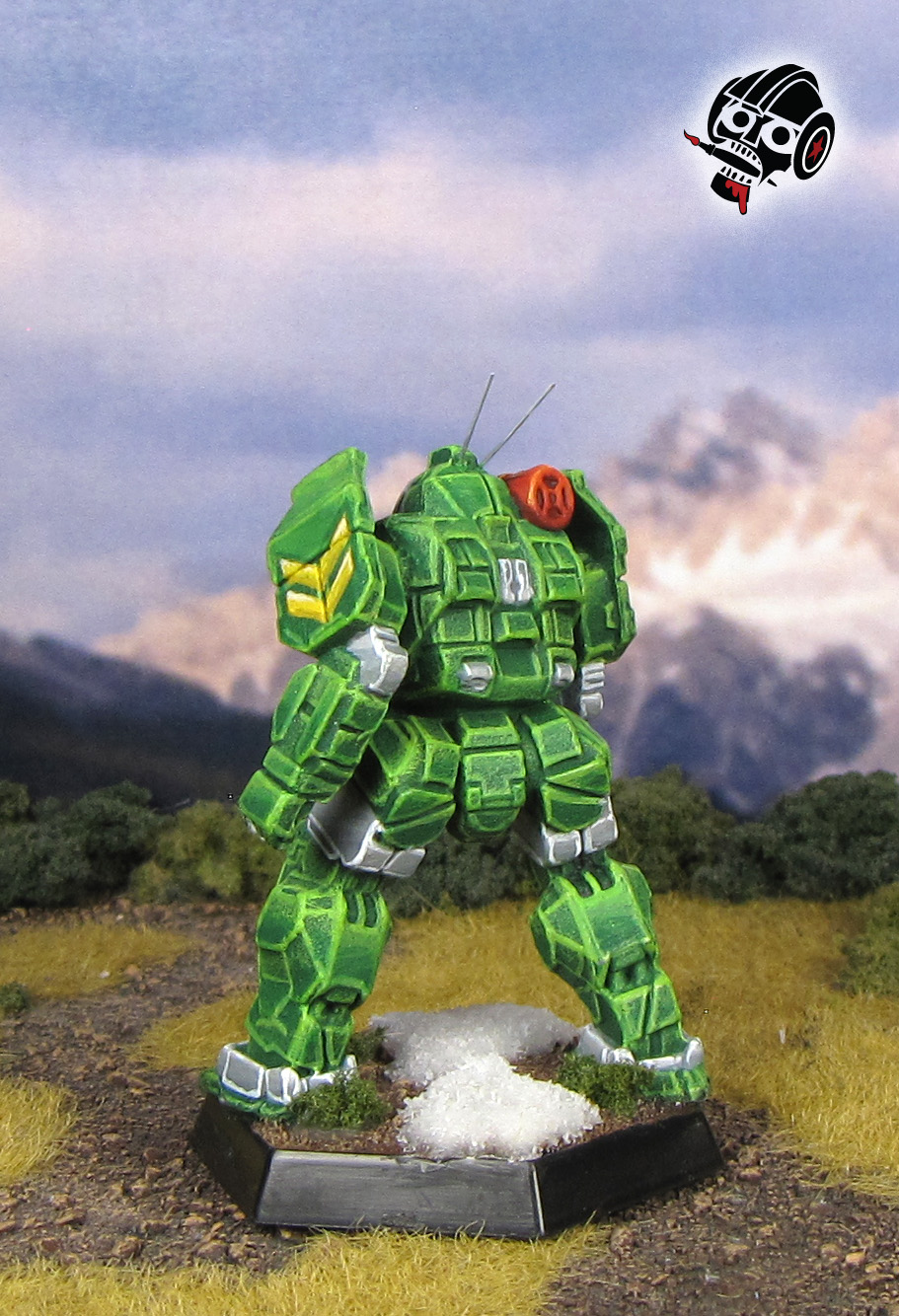 Battletech Reseen Griffin from Catalyst Game Labs painted by Neldoreth - An Hour of Wolves & Shattered Shields