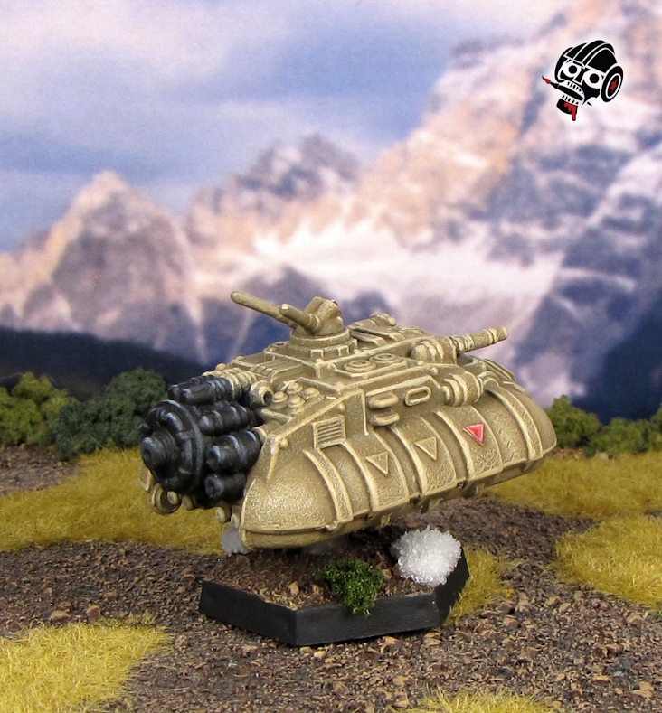 Battletech Hovercraft from 3D Printed painted by Neldoreth - An Hour of Wolves & Shattered Shields