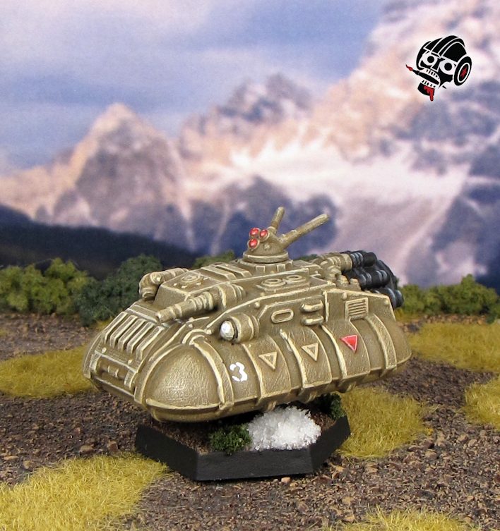 Battletech Hovercraft from 3D Printed painted by Neldoreth - An Hour of Wolves & Shattered Shields
