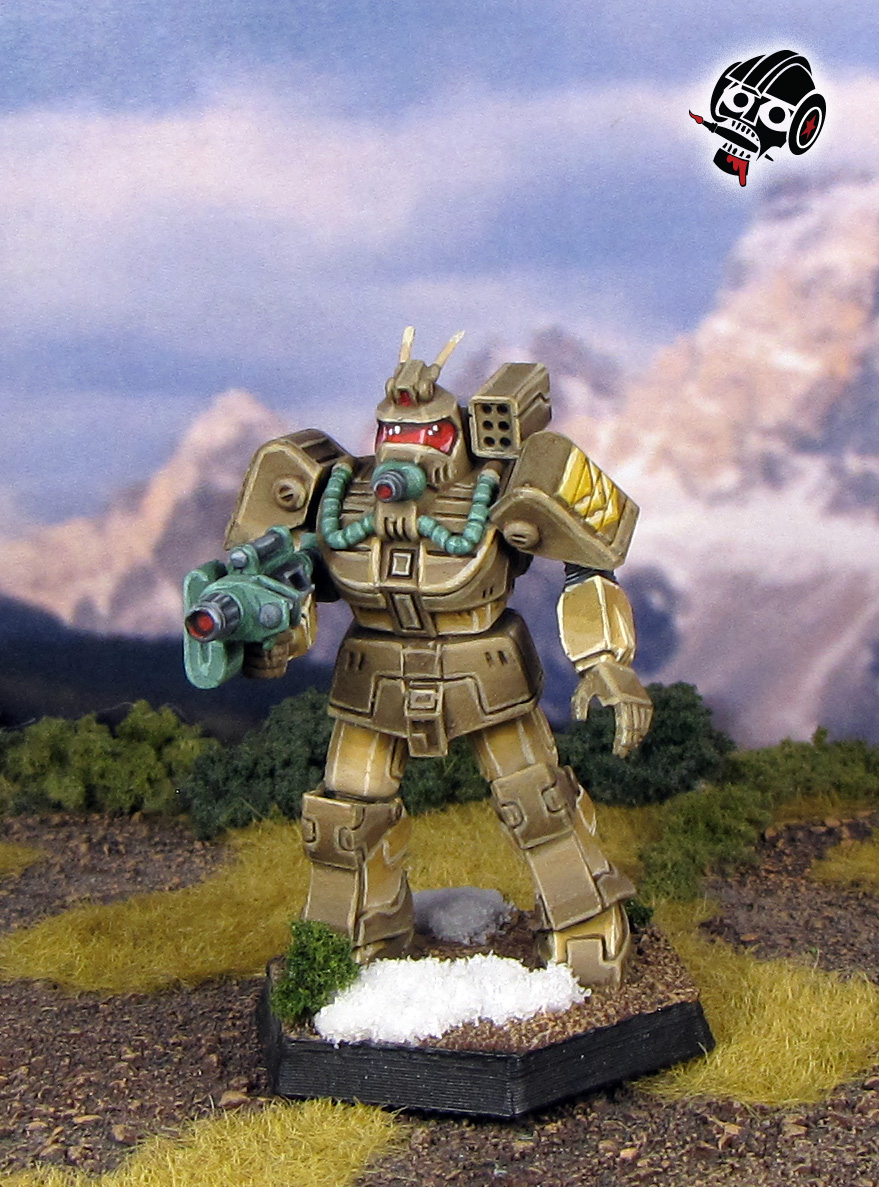 Battletech Unseen Blockhead Wolverine Dougram from 3D Printed painted by Neldoreth - An Hour of Wolves & Shattered Shields