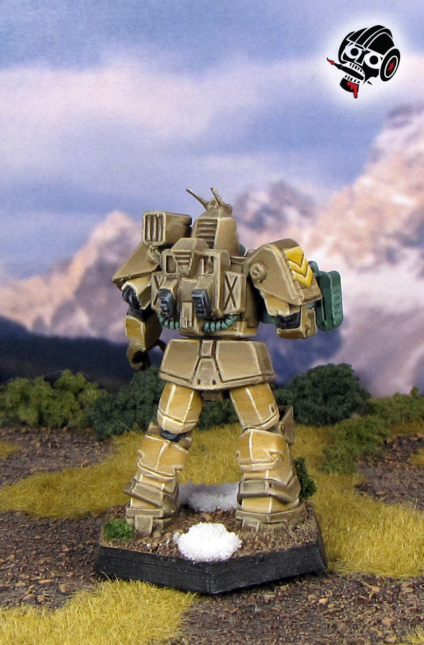 Battletech Unseen Blockhead Wolverine Dougram from 3D Printed painted by Neldoreth - An Hour of Wolves & Shattered Shields
