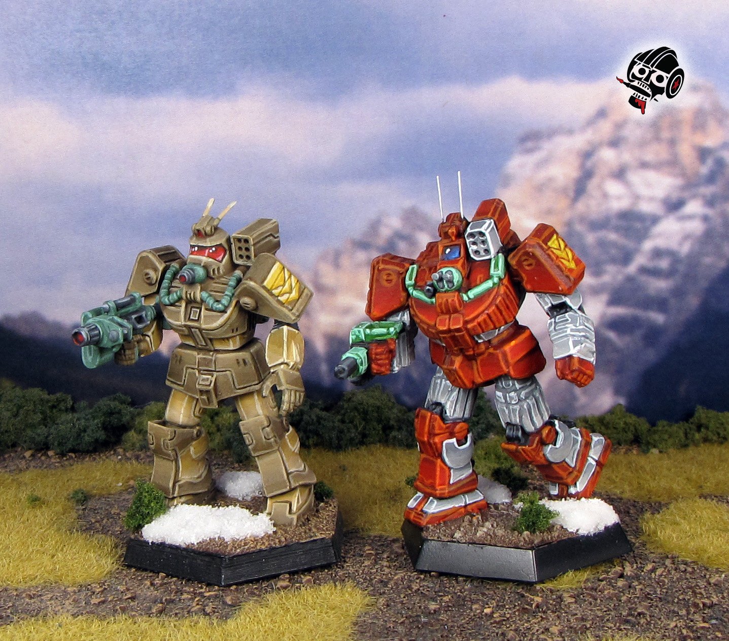 Battletech Unseen Blockhead Wolverine Dougram from Catalyst Game Labs painted by Neldoreth - An Hour of Wolves & Shattered Shields