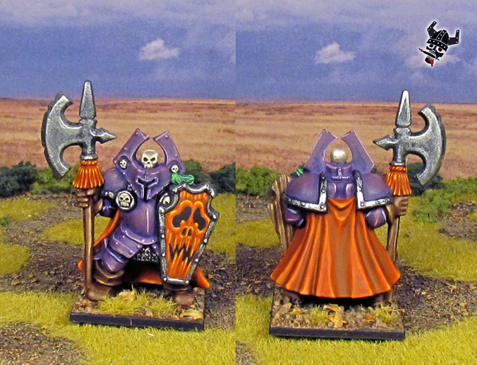 Battle Masters Warhammer Chaos Warriors from Milton Bradley and Games Workshop painted by Neldoreth - An Hour of Wolves & Shattered Shields