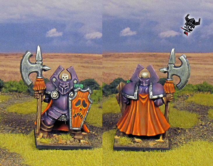 Battle Masters Warhammer Chaos Warriors from Milton Bradley and Games Workshop painted by Neldoreth - An Hour of Wolves & Shattered Shields