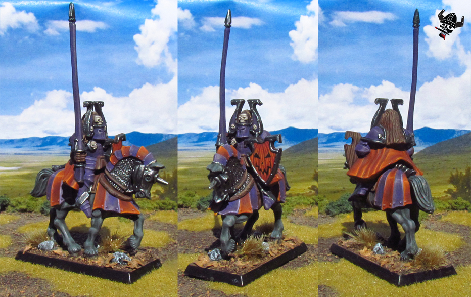 Battle Masters Warhammer Chaos Warriors from Milton Bradley and Games Workshop painted by Neldoreth - An Hour of Wolves & Shattered Shields