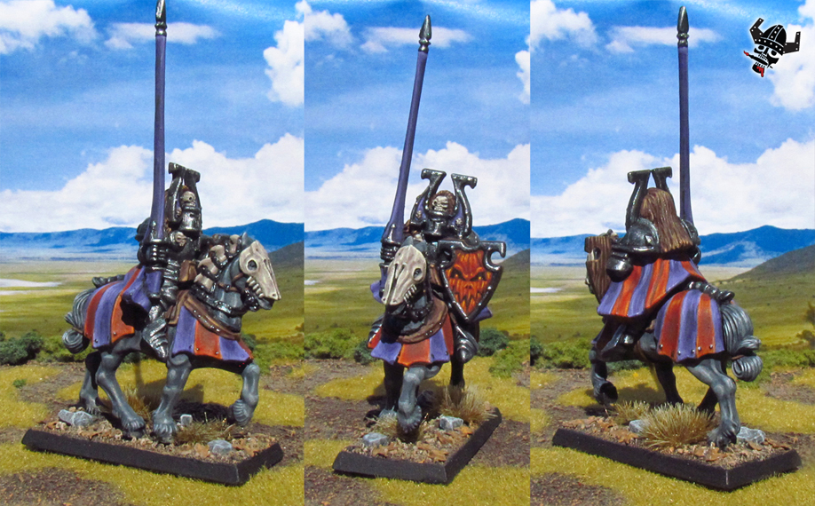 Battle Masters Warhammer Chaos Warriors from Milton Bradley and Games Workshop painted by Neldoreth - An Hour of Wolves & Shattered Shields