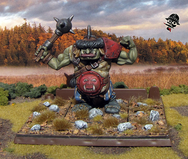 Battle Masters Warhammer Chaos Ogre from Milton Bradley and Games Workshop painted by Neldoreth - An Hour of Wolves & Shattered Shields