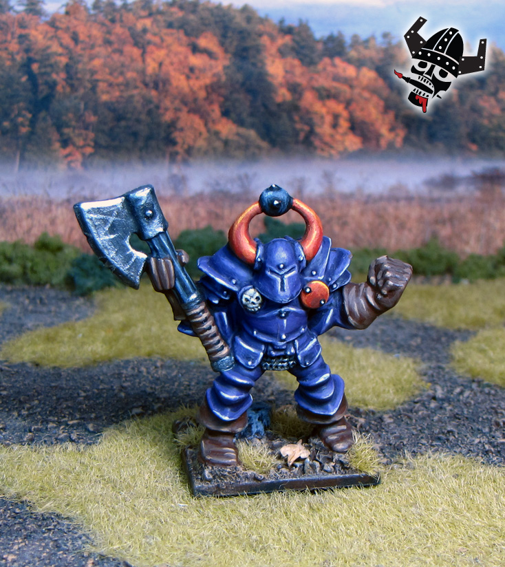 Hero Quest Warhammer Chaos Warrior from Milton Bradley and Games Workshop painted by Neldoreth - An Hour of Wolves & Shattered Shields