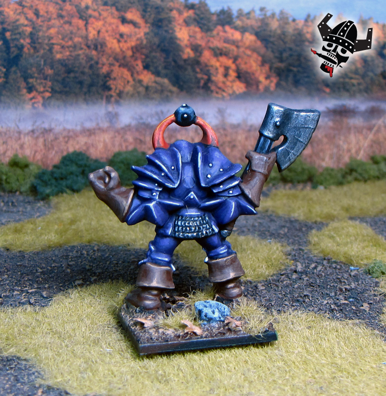 Hero Quest Warhammer Chaos Warrior from Milton Bradley and Games Workshop painted by Neldoreth - An Hour of Wolves & Shattered Shields