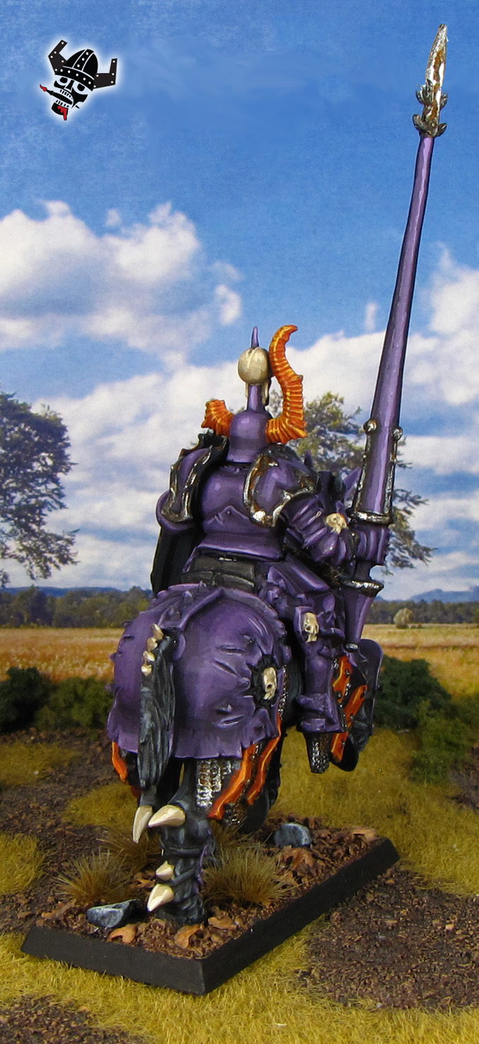 Chaos Warrios Knights Warhammer from Milton Bradley and Games Workshop painted by Neldoreth - An Hour of Wolves & Shattered Shields