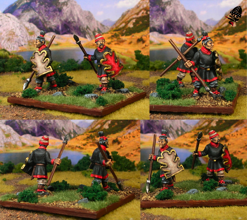 Chinese Warring States skirmishers from Renegade Miniatures painted by Neldoreth - An Hour of Wolves & Shattered Shields