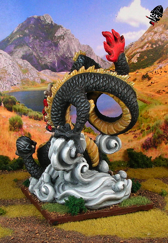 Chinese Warring States mythical Chinese dragon from Uknown Chinatown Gift Shop figure painted by Neldoreth - An Hour of Wolves & Shattered Shields
