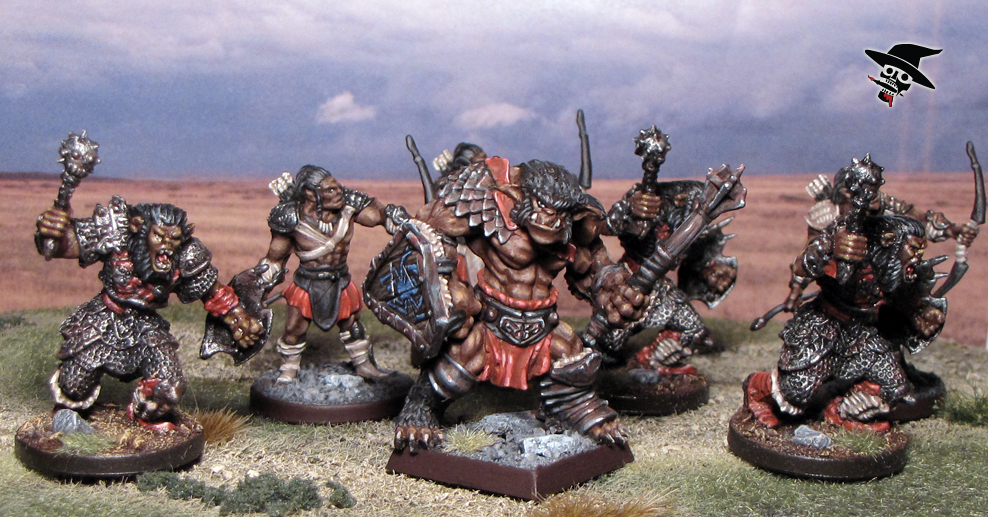 Bugbear Clan from Reaper Miniatures and Wizards of the Coast painted by Neldoreth - An Hour of Wolves & Shattered Shields Bugbear Clan from Reaper Miniatures and Wizards of the Coast painted by Neldoreth - An Hour of Wolves & Shattered Shields