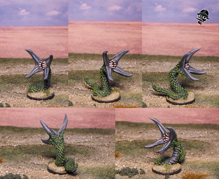 Chthon or Grick from Reaper Miniatures painted by Neldoreth - An Hour of Wolves & Shattered Shields Chthon or Grick from Reaper Miniatures painted by Neldoreth - An Hour of Wolves & Shattered Shields