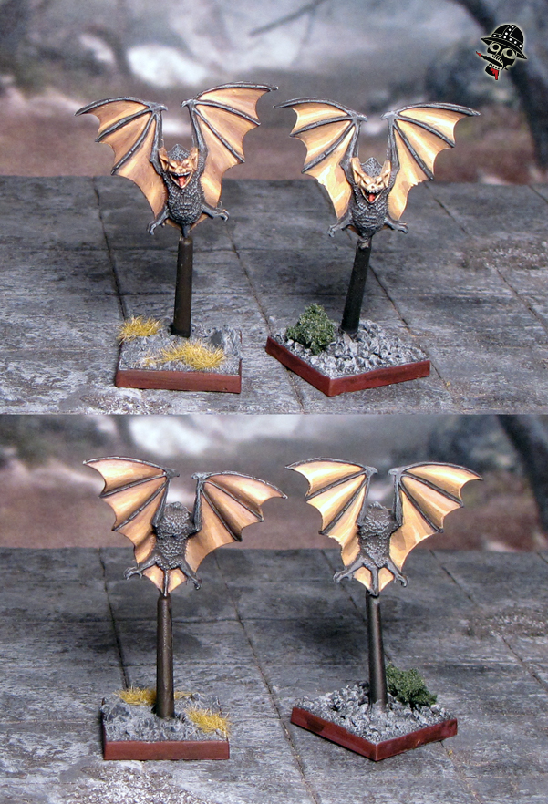 bats in a bat swarm from Games Workshop painted by Neldoreth - An Hour of Wolves & Shattered Shields bats in a bat swarm from Games Workshop painted by Neldoreth - An Hour of Wolves & Shattered Shields